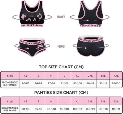 Donne Camisole E Mutandine in Cotone Sportivo Loungewear Bralette Set - Playgirl - SS69