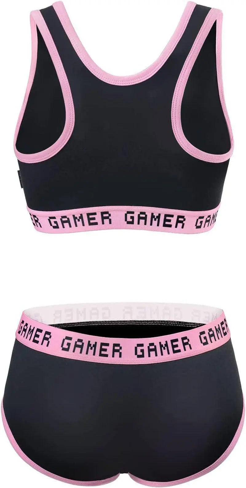 Donne Camisole E Mutandine in Cotone Sportivo Loungewear Bralette Set - Playgirl - SS69