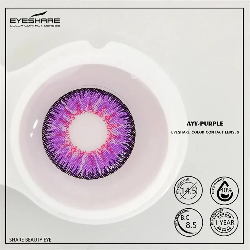 EYESHARE 1pair Cute Cosplay Color Contact Lenses for Eyes Mitsuri Contacts Lenses Green Lens  Anime Lens Hoshino Ai Pupil Lens SS69