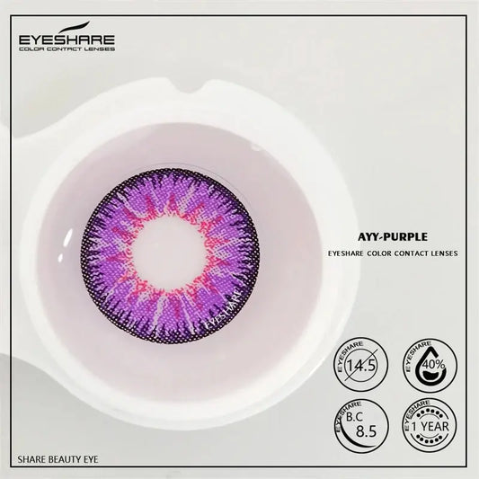 EYESHARE 1pair Cute Cosplay Color Contact Lenses for Eyes Mitsuri Contacts Lenses Green Lens  Anime Lens Hoshino Ai Pupil Lens SS69