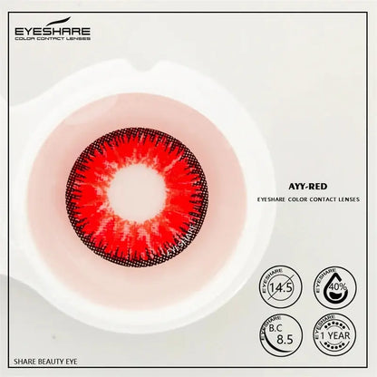 EYESHARE 1pair Cute Cosplay Color Contact Lenses for Eyes Mitsuri Contacts Lenses Green Lens  Anime Lens Hoshino Ai Pupil Lens SS69