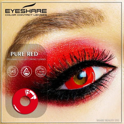 EYESHARE 1pair Cute Cosplay Color Contact Lenses for Eyes Mitsuri Contacts Lenses Green Lens  Anime Lens Hoshino Ai Pupil Lens SS69