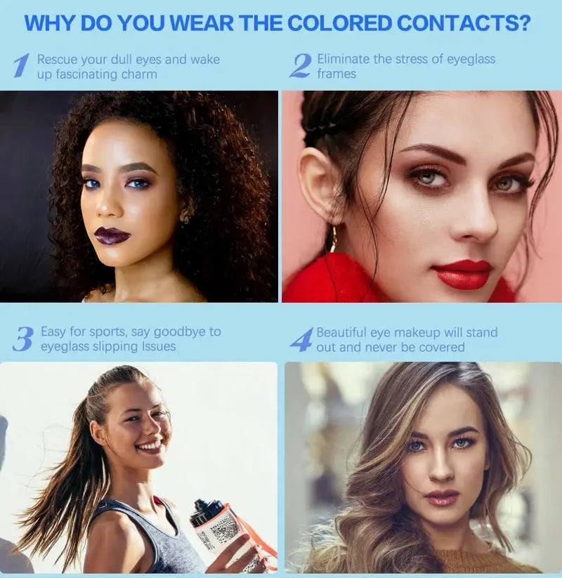 EYESHARE 1pair Cute Cosplay Color Contact Lenses for Eyes Mitsuri Contacts Lenses Green Lens  Anime Lens Hoshino Ai Pupil Lens SS69