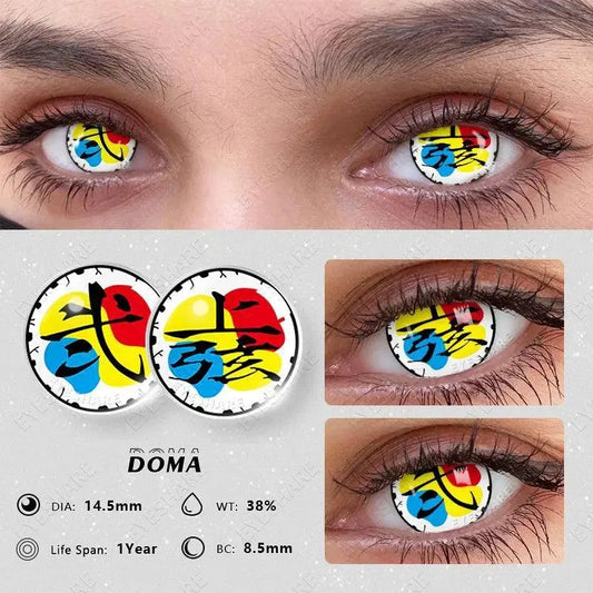 EYESHARE 1pair Cute Cosplay Color Contact Lenses for Eyes Mitsuri Contacts Lenses Green Lens  Anime Lens Hoshino Ai Pupil Lens - SS69