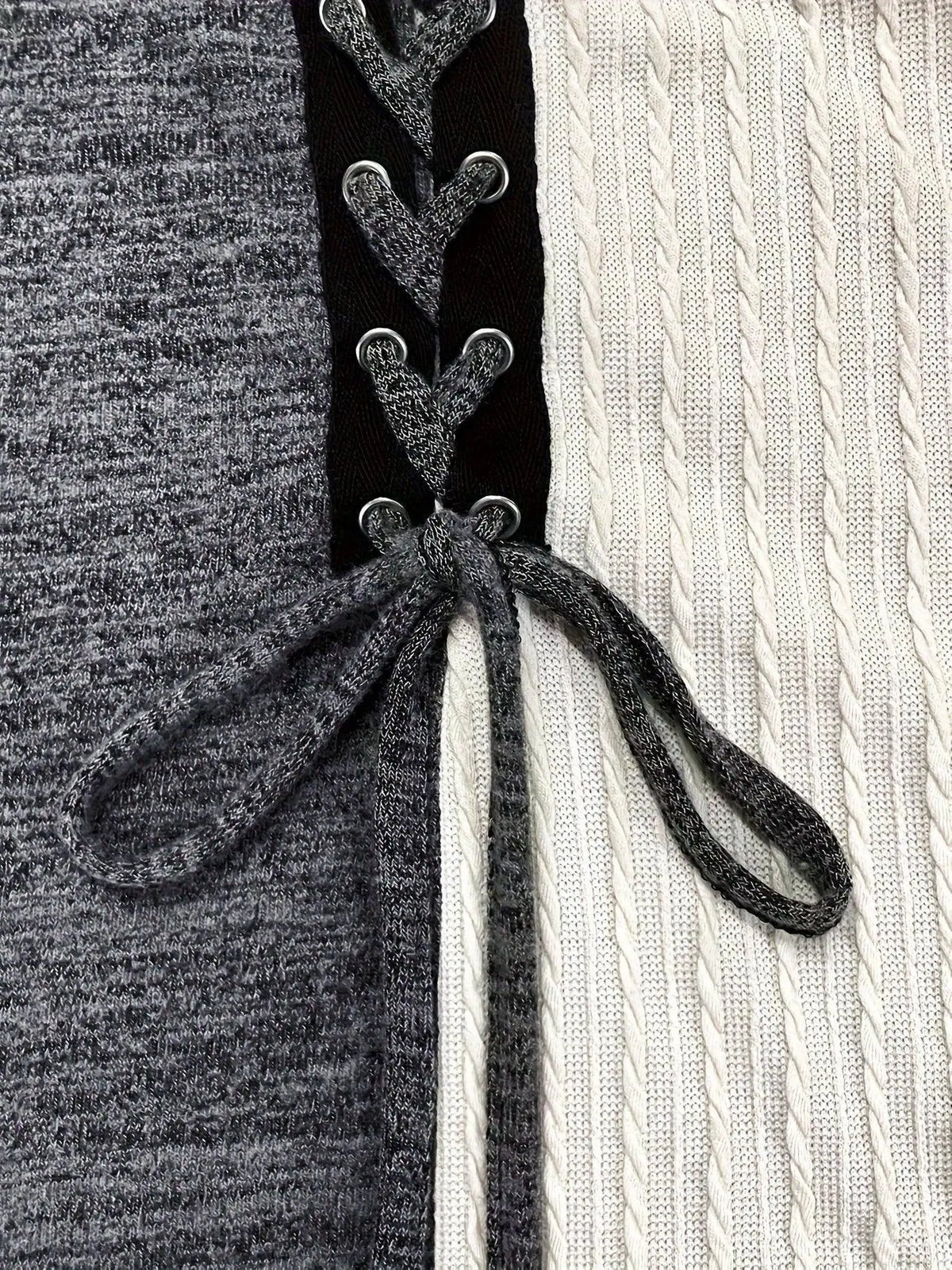 Elegant Women's Long Sleeve Knit Top - Solid Color, Asymmetrical Hem with Button Detail, Stretch Fabric, Machine Washable SS69