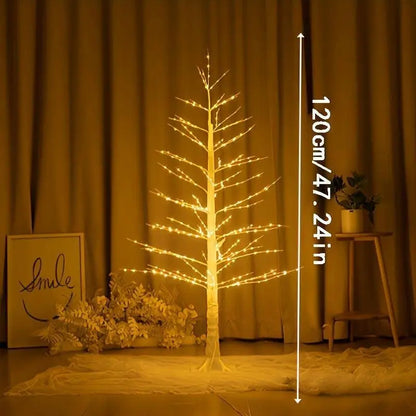 Enchanting LED Birch Christmas Tree Lamp - 121.92cm/182.88cm Artificial Floor Stand with Fairy Lights SS69 68.69 120cm-259LEDS