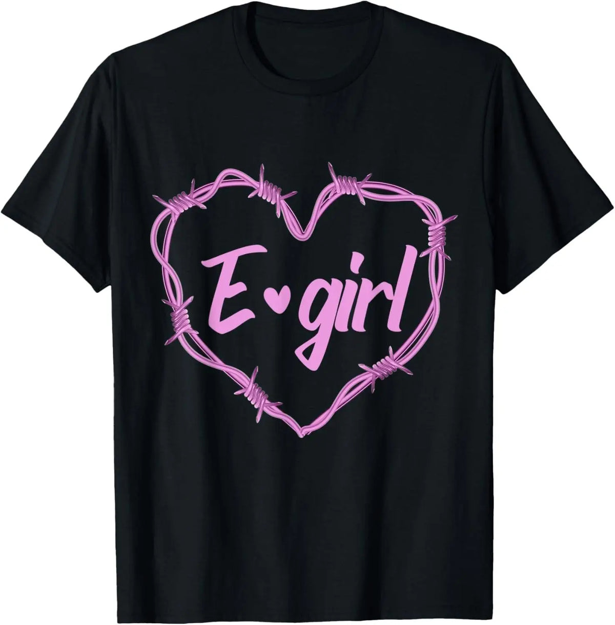 Estetica Egirl Filo Spinato Cuore Grunge Pastello Stile Maglietta - SS69
