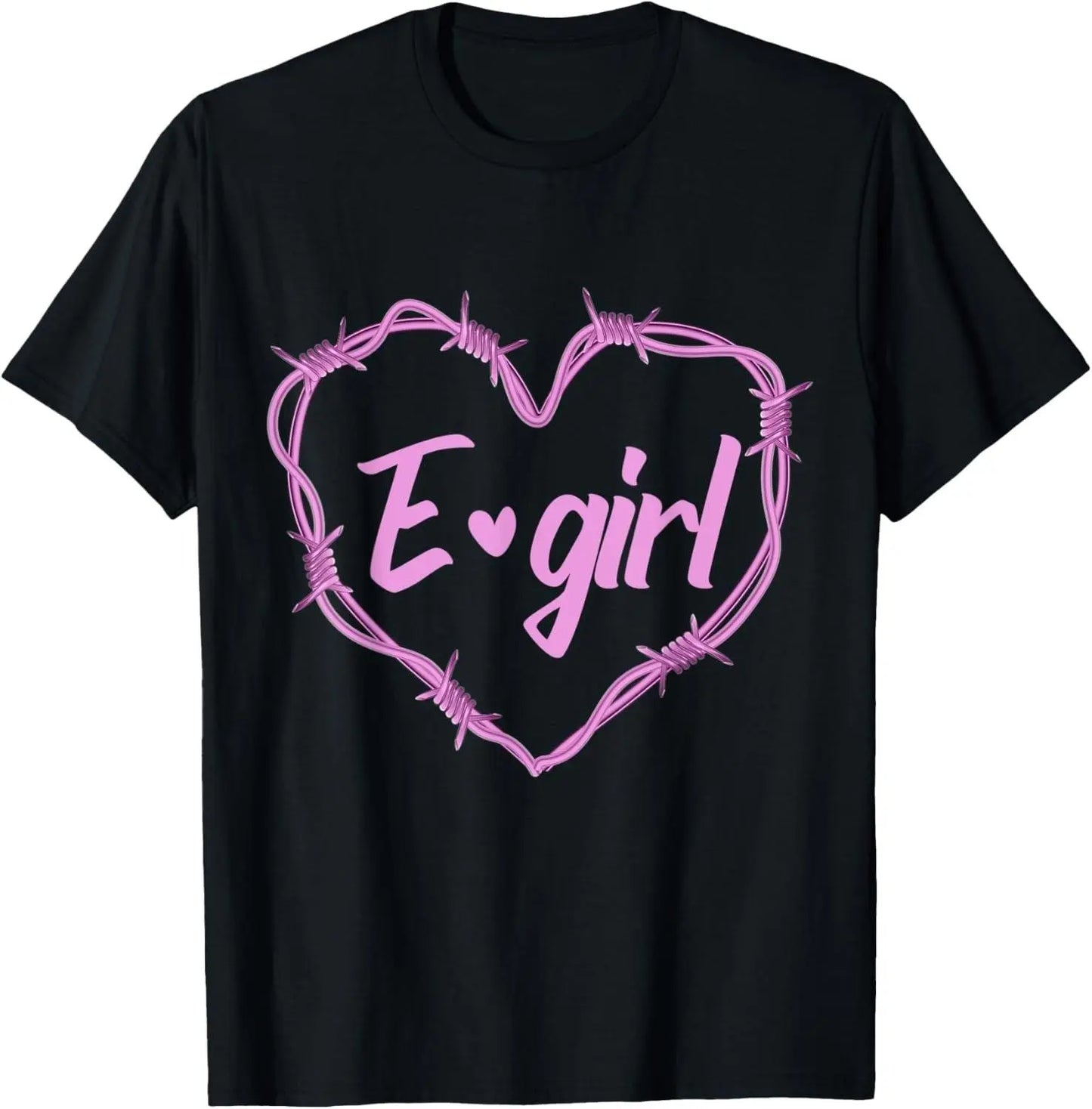 Estetica Egirl Filo Spinato Cuore Grunge Pastello Stile Maglietta - SS69