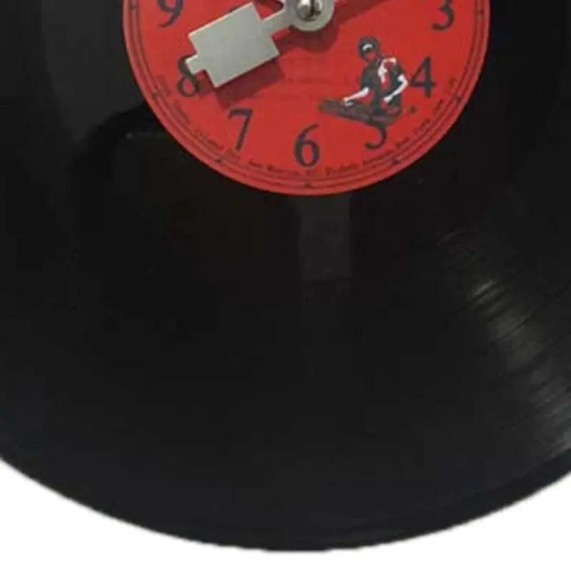 European Retro Nostalgic Ultra-Quiet Clock Vinyl Record Personality Wall Clock Cafe Bar Decorative Wall Clock SS69