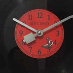 European Retro Nostalgic Ultra-Quiet Clock Vinyl Record Personality Wall Clock Cafe Bar Decorative Wall Clock SS69
