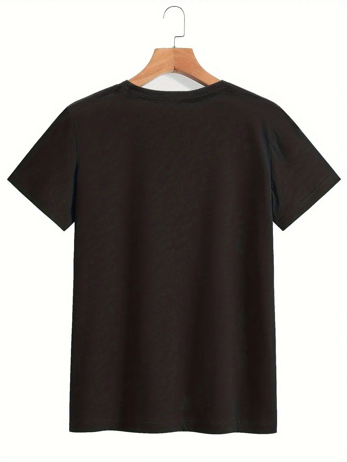 Everyday Comfort | Women's Casual Short Sleeve T-Shirt with Unique Korean Drama Print - Round Neck, Summer Top, Polyester Blend, Lightweight & Breathable Fabric, Perfect for Casual Attire, Ladies T Shirts SS69