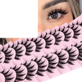False Eyelashes 10 Pairs Manga  Japanese Style Anime Thick Natural Look 16 MM Spiky 8D - SS69