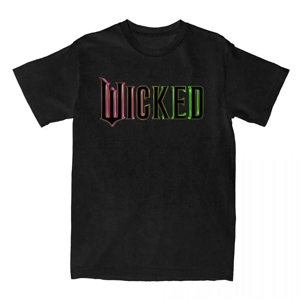 Fantasy Movies Wicked T-shirt Short Sleeve Casual Women/Men Tshirts Funny Film Graphic Printing Tee-shirt Round Neck Cotton Tees SS69