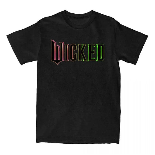 Fantasy Movies Wicked T-shirt Short Sleeve Casual Women/Men Tshirts Funny Film Graphic Printing Tee-shirt Round Neck Cotton Tees SS69