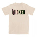 Fantasy Movies Wicked T-shirt Short Sleeve Casual Women/Men Tshirts Funny Film Graphic Printing Tee-shirt Round Neck Cotton Tees SS69 13.69 sand / L