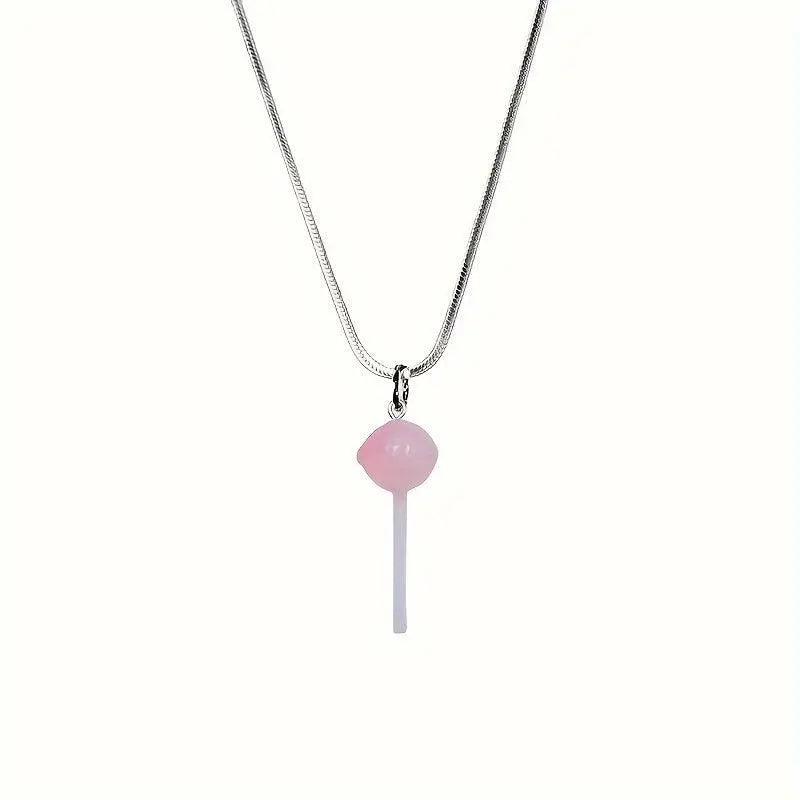 Fashion Sweet Lollipop Pendant Necklace SS69