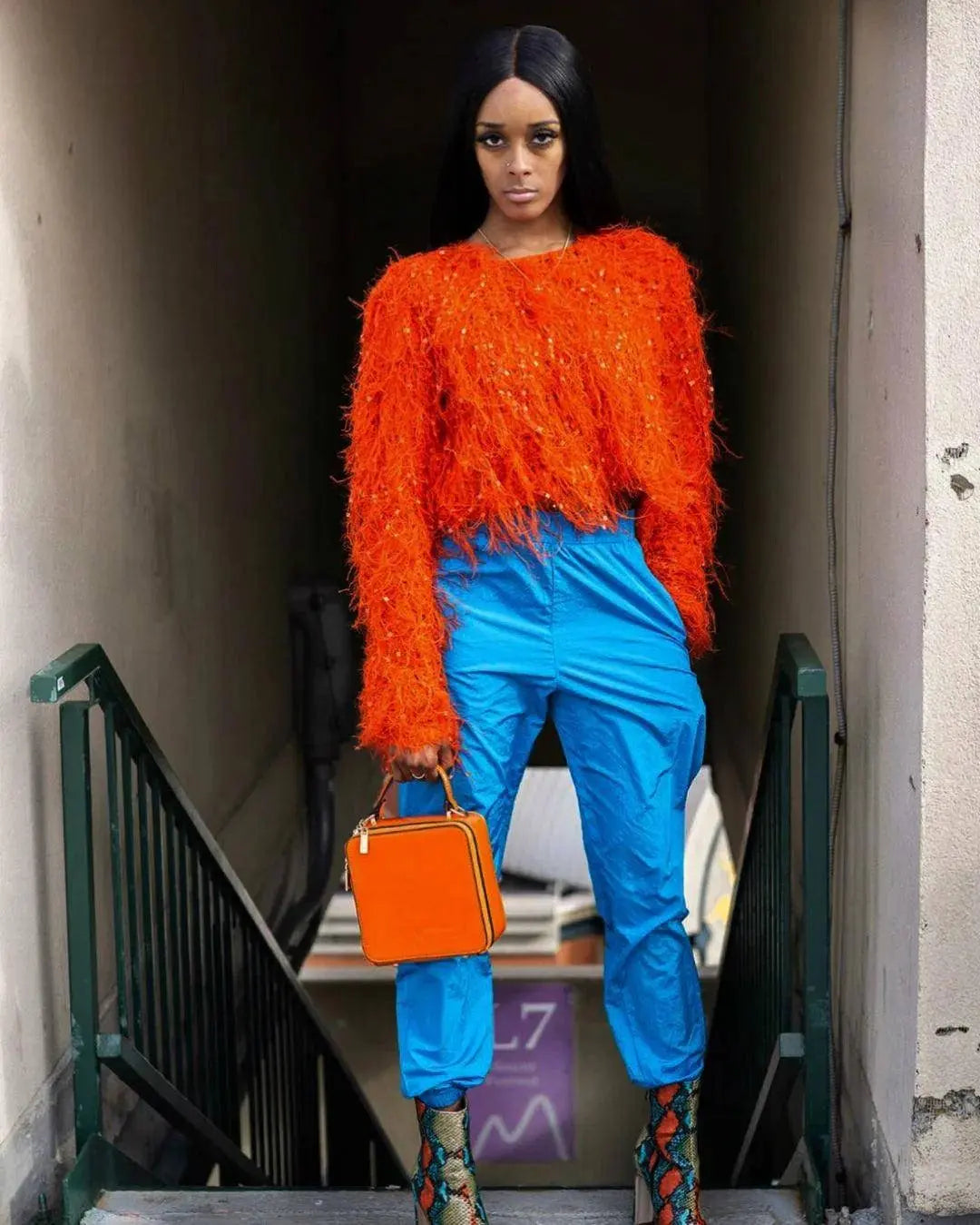 Fashion Y2k Colorful Warm Faux Women Fur Coat Black White Pink Plush Coat Female Jacket Fur Autumn Winter Shaggy Outerwear SS69