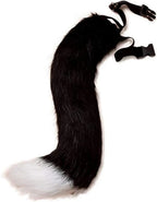 Faux Fur Fox Costume Coda Adulto/Teen Cosplay Halloween Christmas Party Costume Taglia Unica - SS69