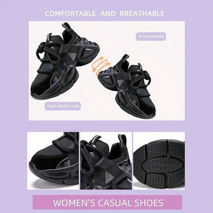 Faywellme Women's Breathable Mesh Chunky Sneakers SS69