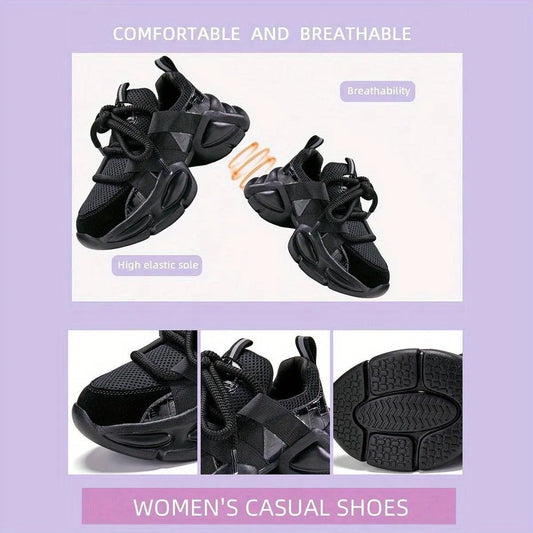 Faywellme Women's Breathable Mesh Chunky Sneakers SS69