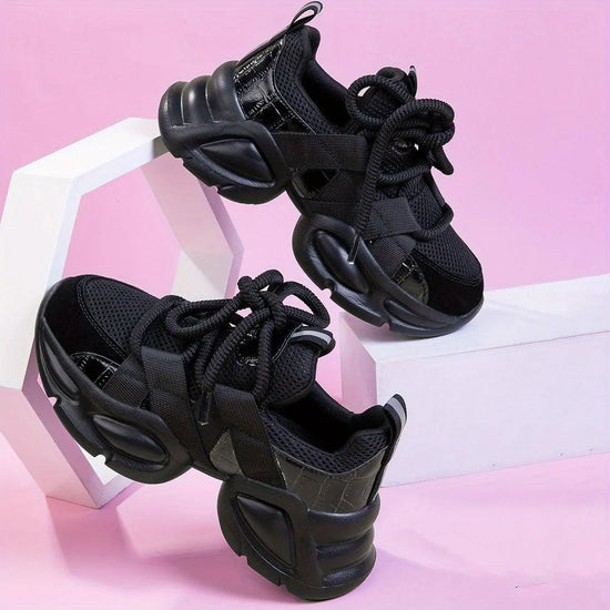 Faywellme Women's Breathable Mesh Chunky Sneakers SS69