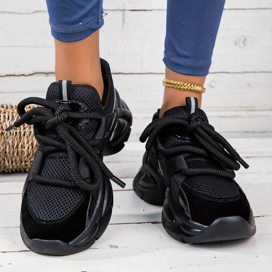 Faywellme Women's Breathable Mesh Chunky Sneakers SS69