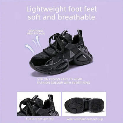 Faywellme Women's Breathable Mesh Chunky Sneakers SS69