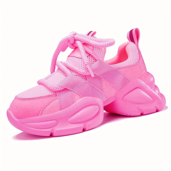 Faywellme Women's Breathable Mesh Chunky Sneakers SS69