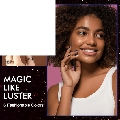 Fingernail Nail Polish Set: Holographic Metallic Lacquer Air Dry - SS69