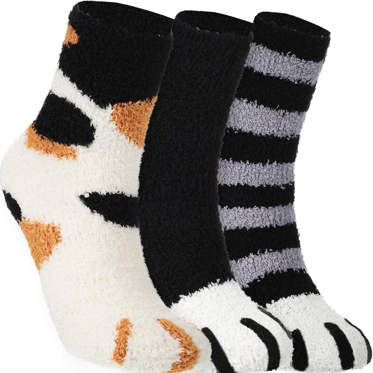 Fluffy Cat Paw Socks - Winter Edition - SS69