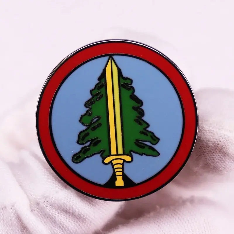 Funny TV Twin Peaks Badges Enamel Pin Brooch Cute Anime Lapel Pins for Backpacks Brooches Fashion Jewelry Accessories Gifts SS69
