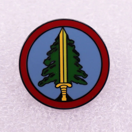 Funny TV Twin Peaks Badges Enamel Pin Brooch Cute Anime Lapel Pins for Backpacks Brooches Fashion Jewelry Accessories Gifts SS69