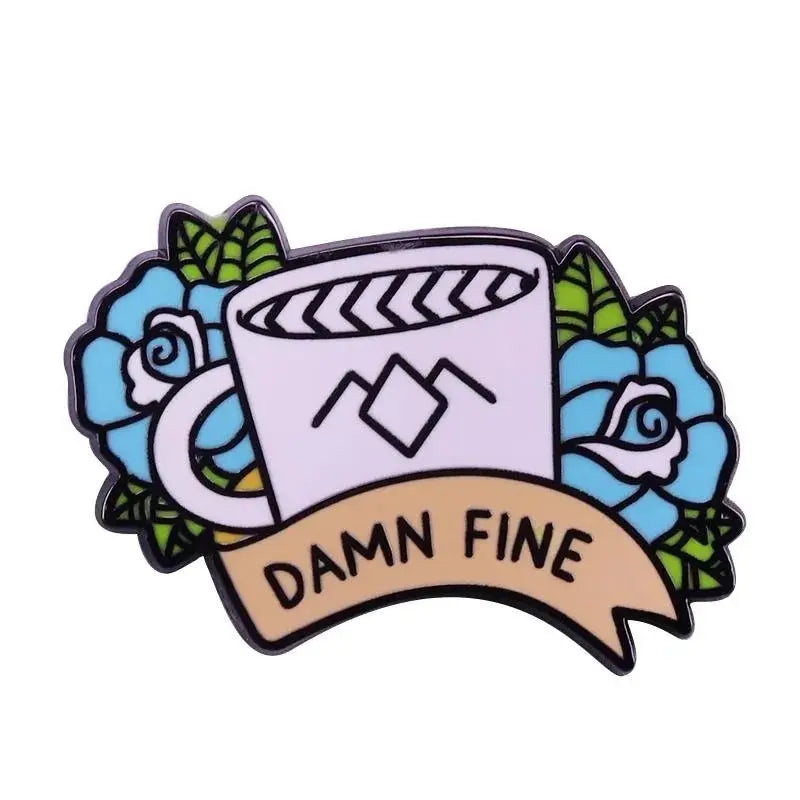 Funny TV Twin Peaks Badges Enamel Pin Brooch Cute Anime Lapel Pins for Backpacks Brooches Fashion Jewelry Accessories Gifts SS69 7.69 28