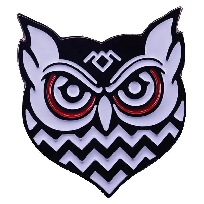 Funny TV Twin Peaks Badges Enamel Pin Brooch Cute Anime Lapel Pins for Backpacks Brooches Fashion Jewelry Accessories Gifts SS69 7.69 27