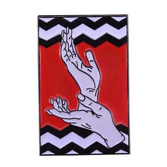 Funny TV Twin Peaks Badges Enamel Pin Brooch Cute Anime Lapel Pins for Backpacks Brooches Fashion Jewelry Accessories Gifts SS69 7.69 13