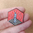Funny TV Twin Peaks Enamel Pins Venus Badges Lapel pins Brooches Women Men Jewelry Accessories For Gifts SS69 6.69 1