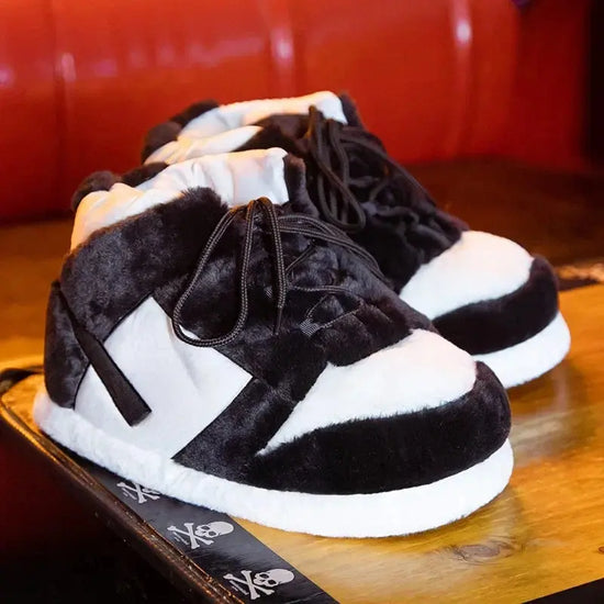 Funny Tiktok chubby cotton slippers Indoor home floor plush shoes for men and women lovers SS69