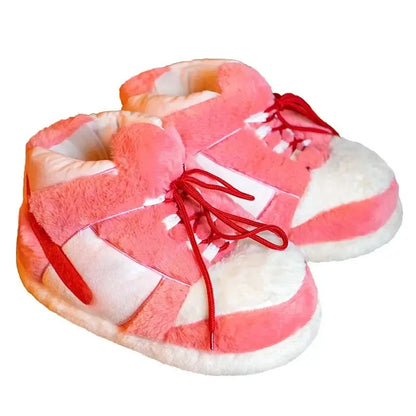 Funny Tiktok chubby cotton slippers Indoor home floor plush shoes for men and women lovers SS69