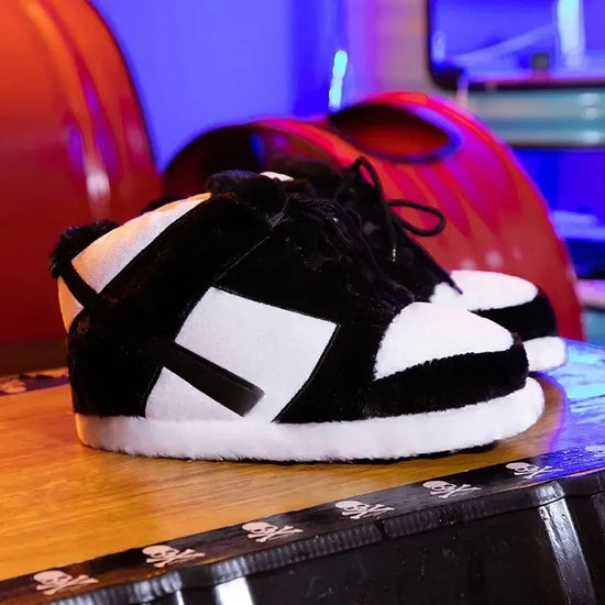 Funny Tiktok chubby cotton slippers Indoor home floor plush shoes for men and women lovers SS69 25.69 A