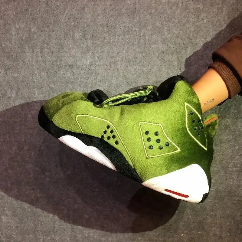 Funny Tiktok chubby cotton slippers Indoor home floor plush shoes for men and women lovers SS69 27.69 I