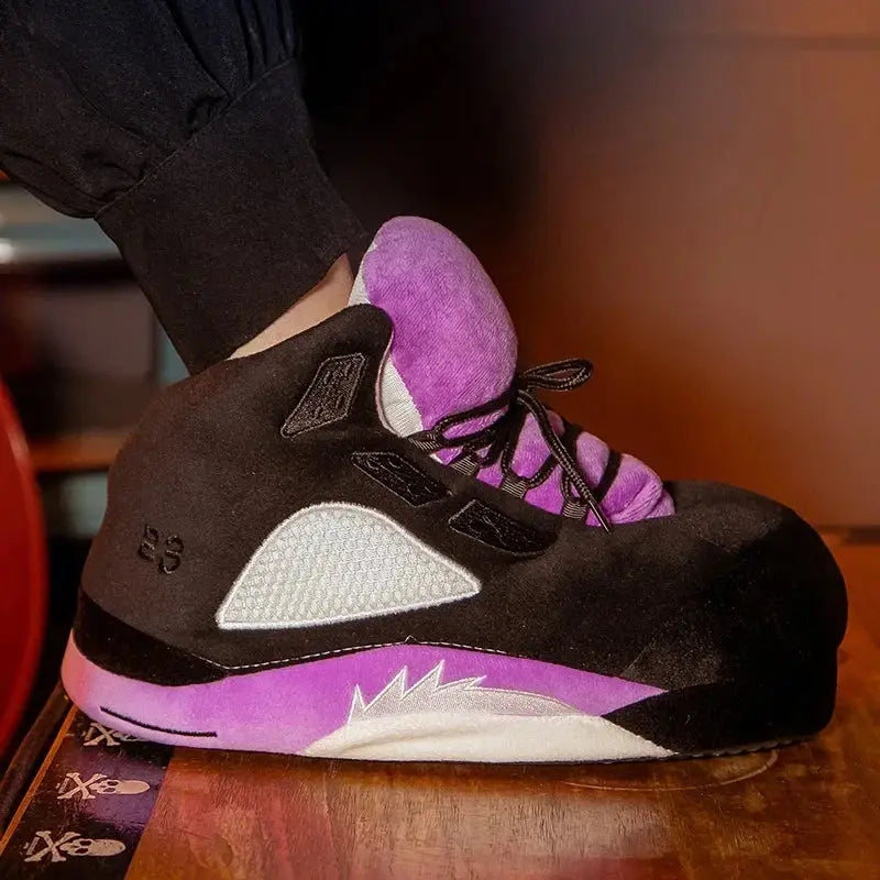 Funny Tiktok chubby cotton slippers Indoor home floor plush shoes for men and women lovers SS69 27.69 G