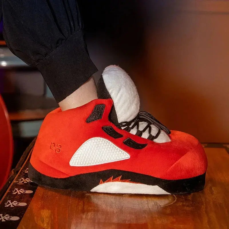 Funny Tiktok chubby cotton slippers Indoor home floor plush shoes for men and women lovers SS69 27.69 H