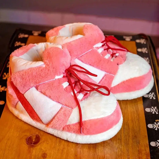 Funny Tiktok chubby cotton slippers Indoor home floor plush shoes for men and women lovers SS69 25.69 B