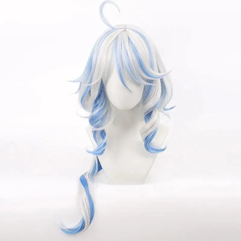 Furina Cosplay Costume Wig Hair Impact Fontaine Focalors with Hat Black Suits High Heel Cosplay Shoes for Women Outfits - SS69