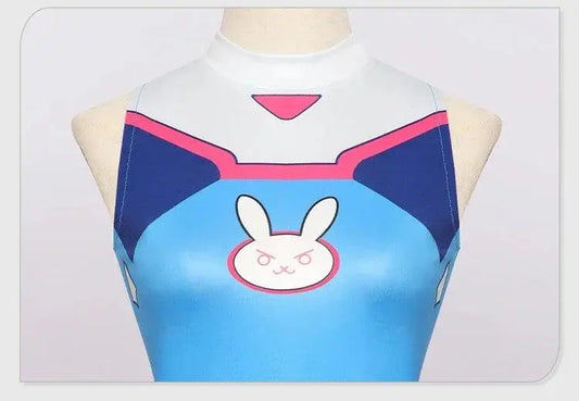Game DVA Jumpsuit Printed Sexy Swimsuit Cosplay Costume Women Anime Swimsuit Sexy Lingerie Bathing Suit Halloween Costumes - SS69