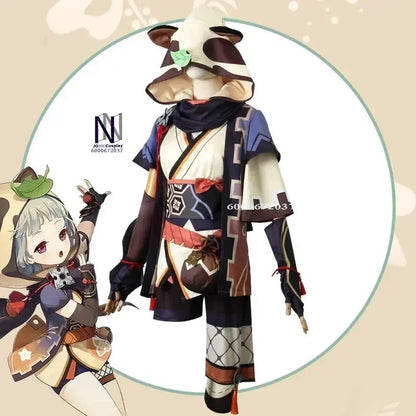 Game Genshin Impact Sayu Cosplay Costume Adult Carnival Uniform Wig Anime Halloween Party Costumes Masquerade for Women Outfits SS69