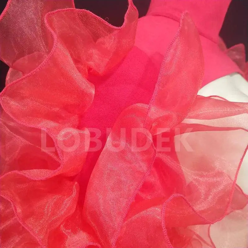 Gauze Mesh Shawl Shoulder Jazz Dance Stage Performance Accessories Bubble Sleeves Vest Women DJ Singer Dancer Nightclub Costume SS69