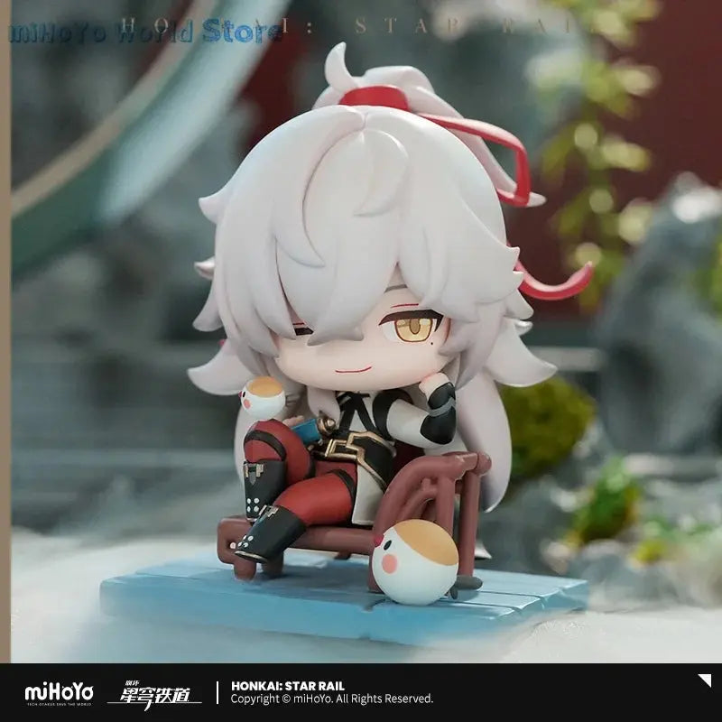 Genuine MiHoYo Official Game Honkai Star Rail JingYuan Q Figures Garage Kits Seele Pathfinder Model Bronya Birthday Gifts SS69
