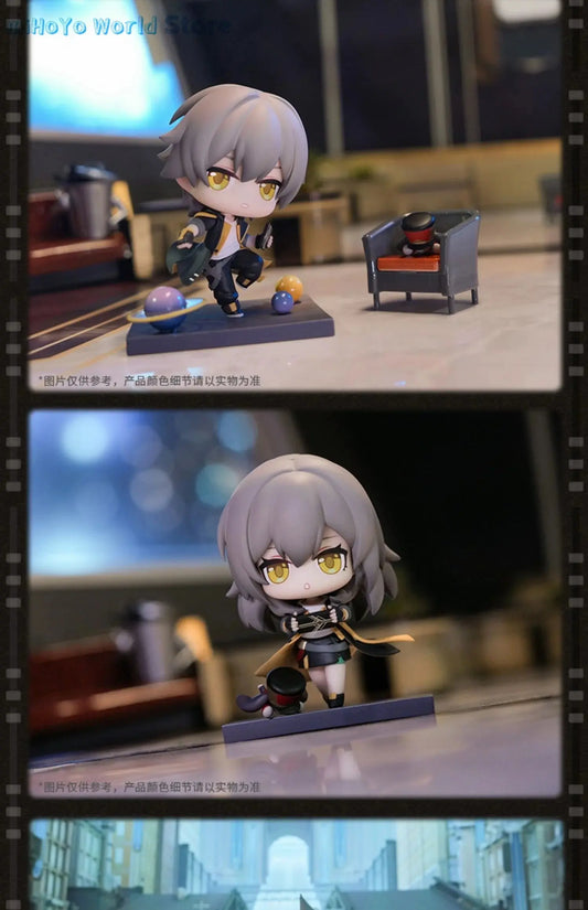 Genuine MiHoYo Official Game Honkai Star Rail JingYuan Q Figures Garage Kits Seele Pathfinder Model Bronya Birthday Gifts SS69