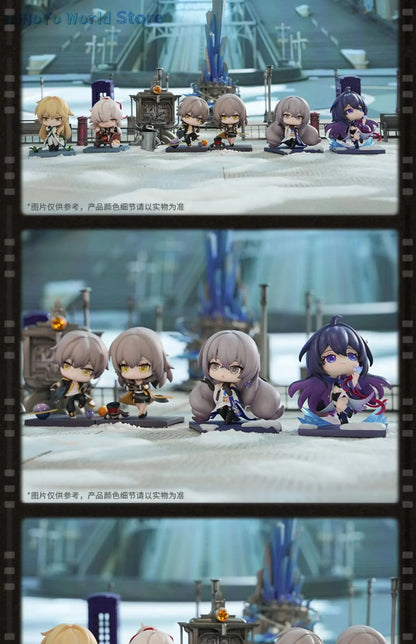 Genuine MiHoYo Official Game Honkai Star Rail JingYuan Q Figures Garage Kits Seele Pathfinder Model Bronya Birthday Gifts SS69